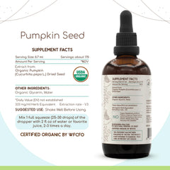 HerbEra label closeup showing organic certification and clean formulation