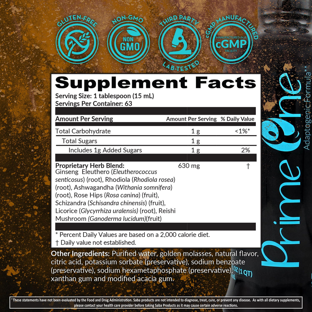 HerbFuse Saba Prime One liquid pour suggests easy daily dosing