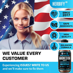 HERBIFY Magnesium Complex Drops back-of-box with directions and benefits