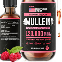 Herbify Mullein Drops bottle for daily lung support.
