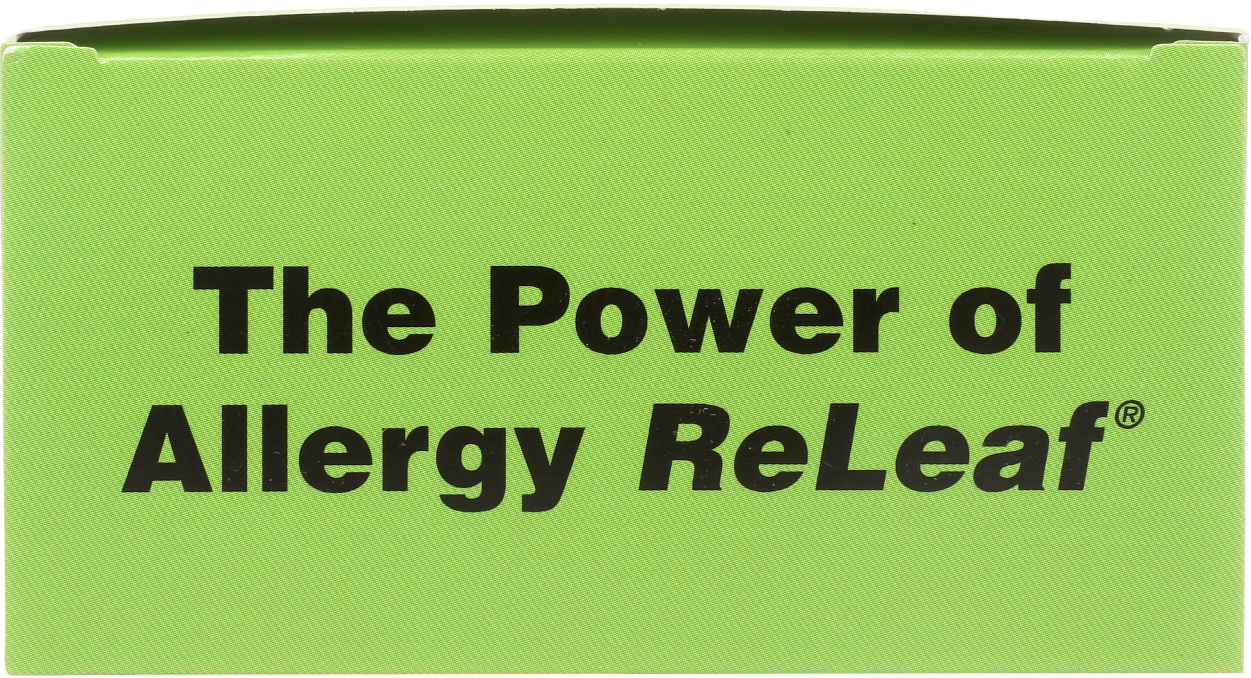 Herbs Etc. Allergy ReLeaf label close-up showing ingredients.