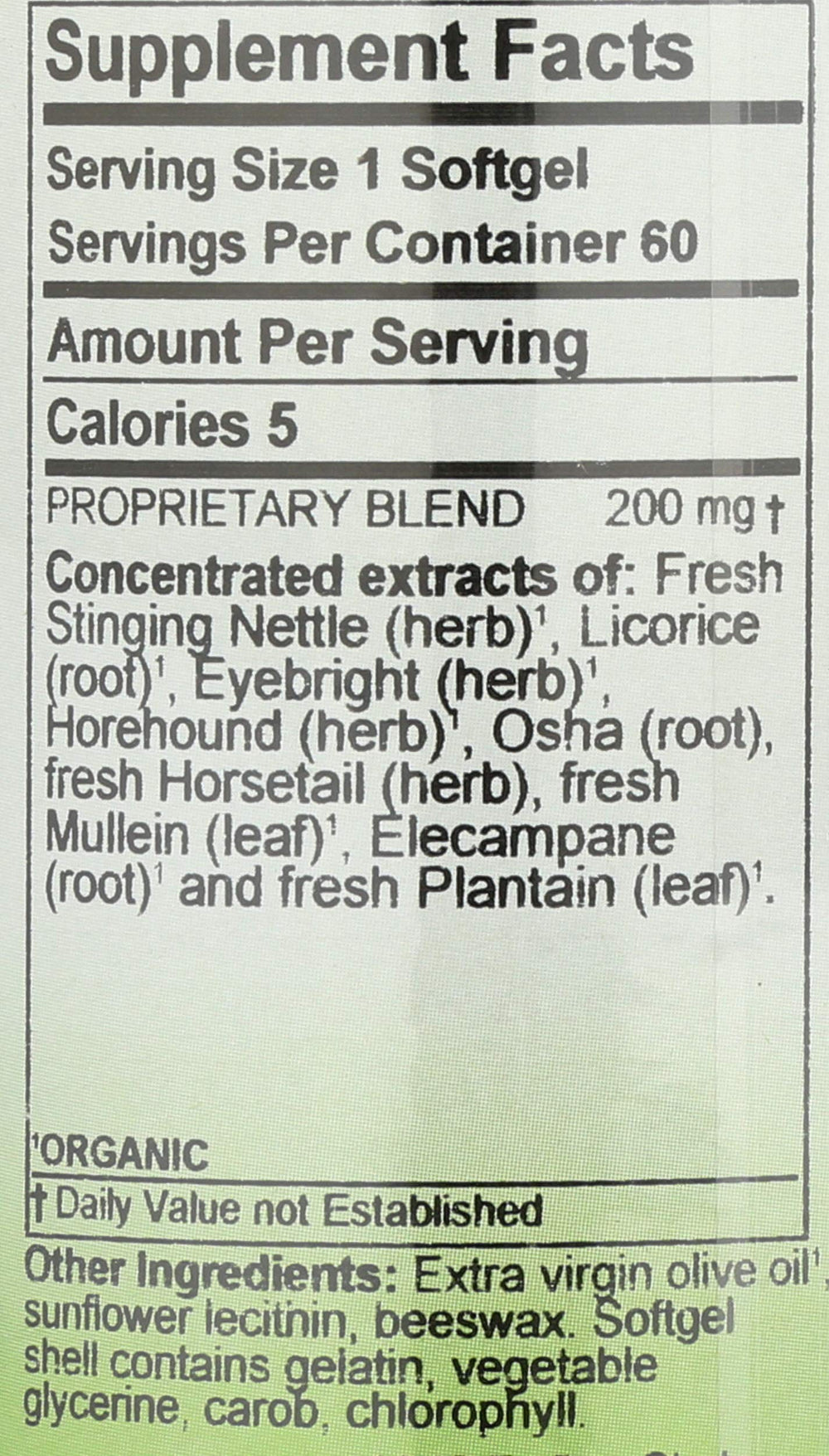 Herbs Etc. Allertonic licorice root ingredient for natural balance