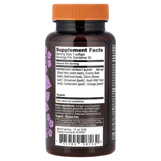 Cramp ReLeaf softgels provide natural menstrual support and daily comfort.