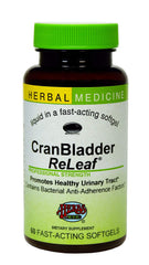 Herbs Etc. CranBladder ReLeaf bottle on shelf supports bladder health.