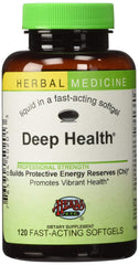 Herbs Etc. Deep Health softgel bottle on shelf for daily use.