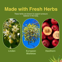 HB Pressure Tonic label detail outlines herbal formula and usage