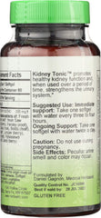 Herbs, Etc. Kidney Tonic softgels pour image highlights easy dosing and convenience.