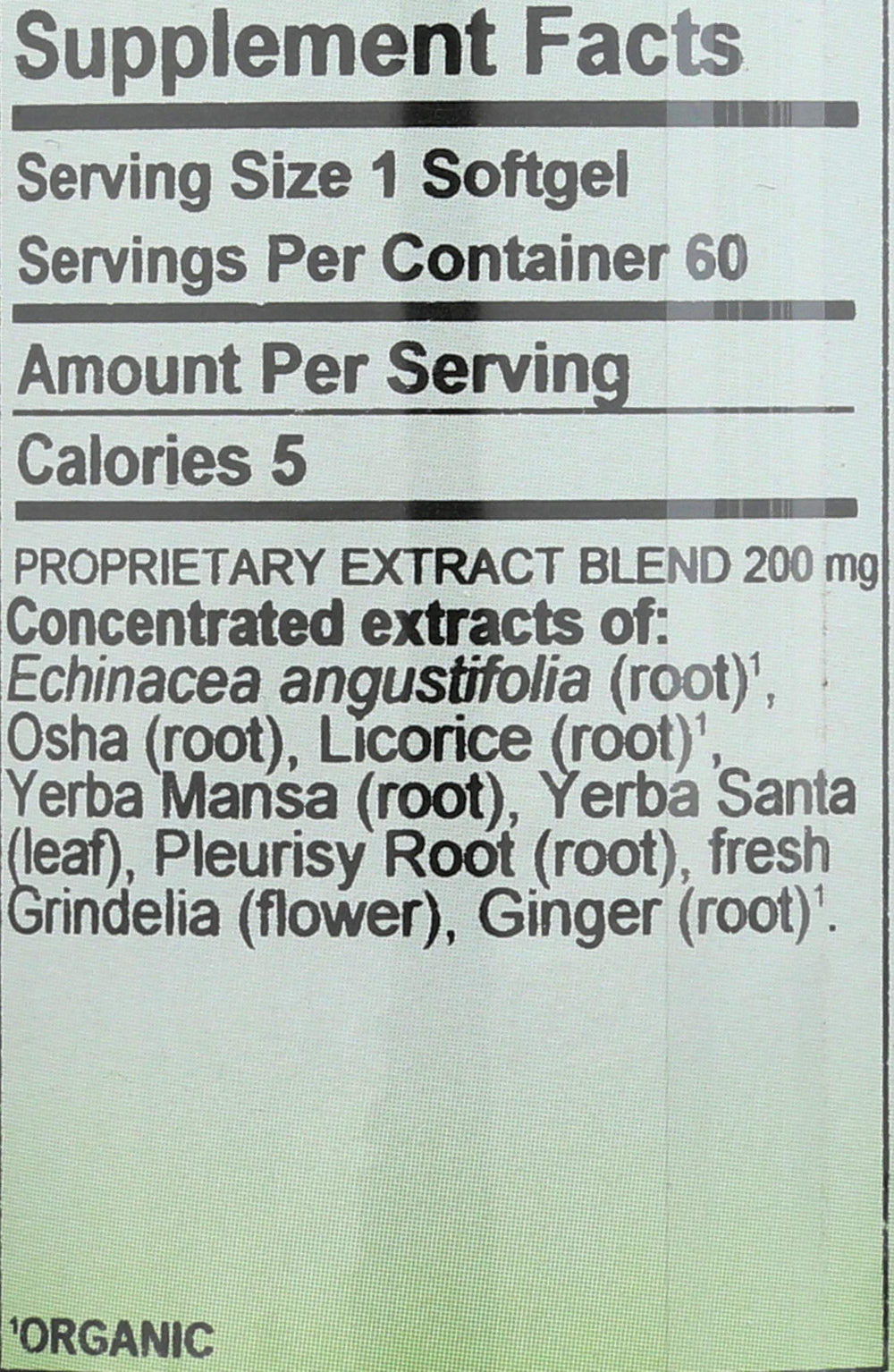 Herbs Etc. Respiratonic softgels close-up highlights capsule texture and ease of swallowing.