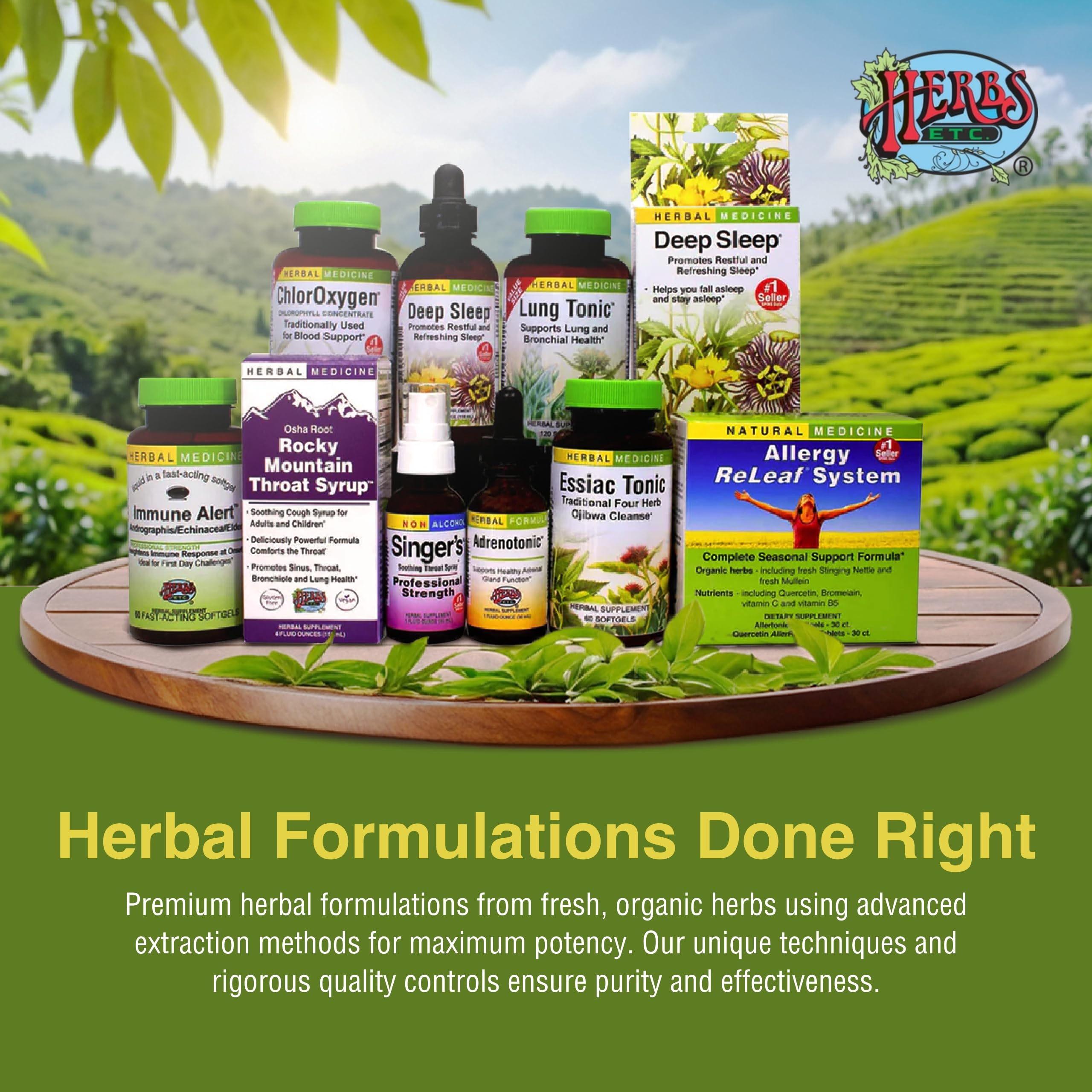 Herbs Etc. Singer's Saving Grace dosage guidance demonstrated