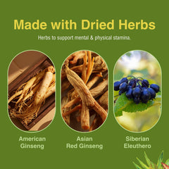 Herbs Etc. Ultimate Ginseng softgels gluten-free badge on packaging.