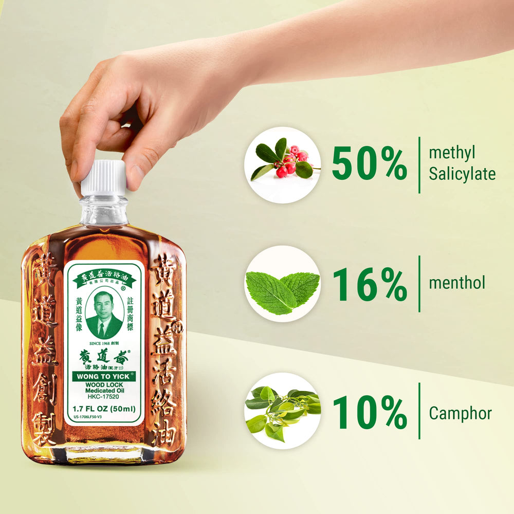 HerbsDepo Wong To Yick Wood Lock Oil massage application for soothing muscles