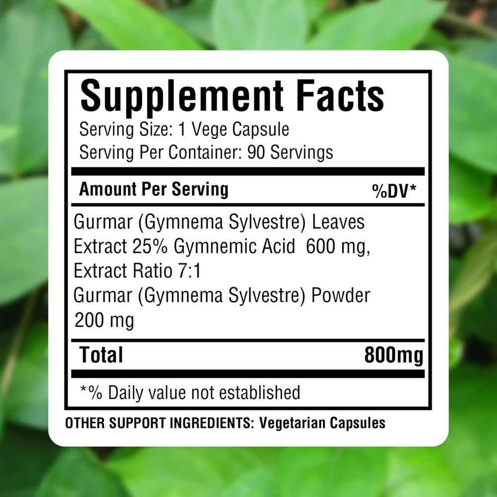 Herbsforever Gurmar 7:1 extract close-up emphasizes potency.