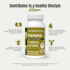 Bottle highlights gluten-free statement on Varuna Nurvala packaging.