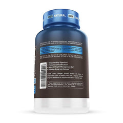 Herbtonics Apple Cider Vinegar + Keto BHB capsules in-use on kitchen counter supports routine use.