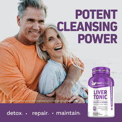Herbtonics Liver Cleanse artichoke-dandelion ingredients showcase liver-support blend