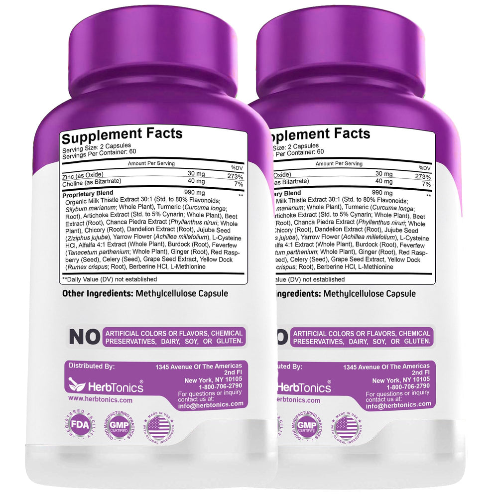 Herbtonics Liver Cleanse bottle-dispense action shot shows convenient dosing