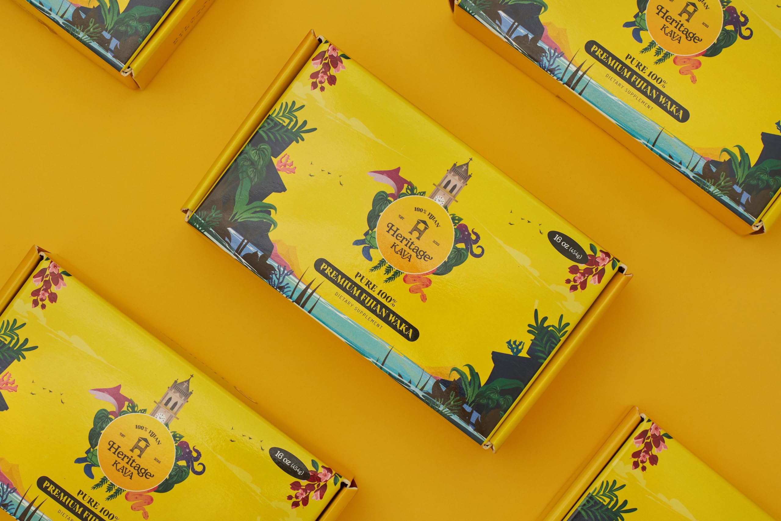 Vacuum packed Heritage Kava preserves aroma for consistent servings