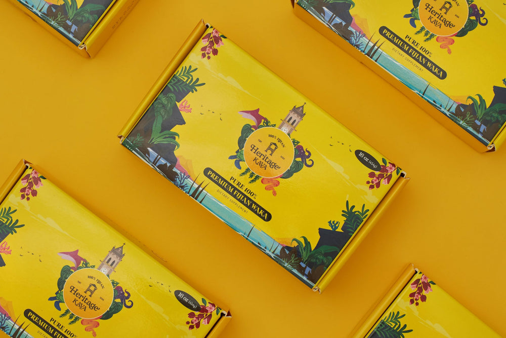 Vacuum packed Heritage Kava preserves aroma for consistent servings
