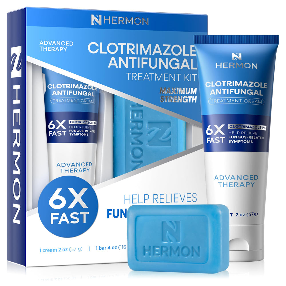 Hermon antifungal cream tube for targeted relief and daily use
