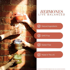 Hermones Hormone Balance ingredients scene features ashwagandha dong quai and magnesium glycinate