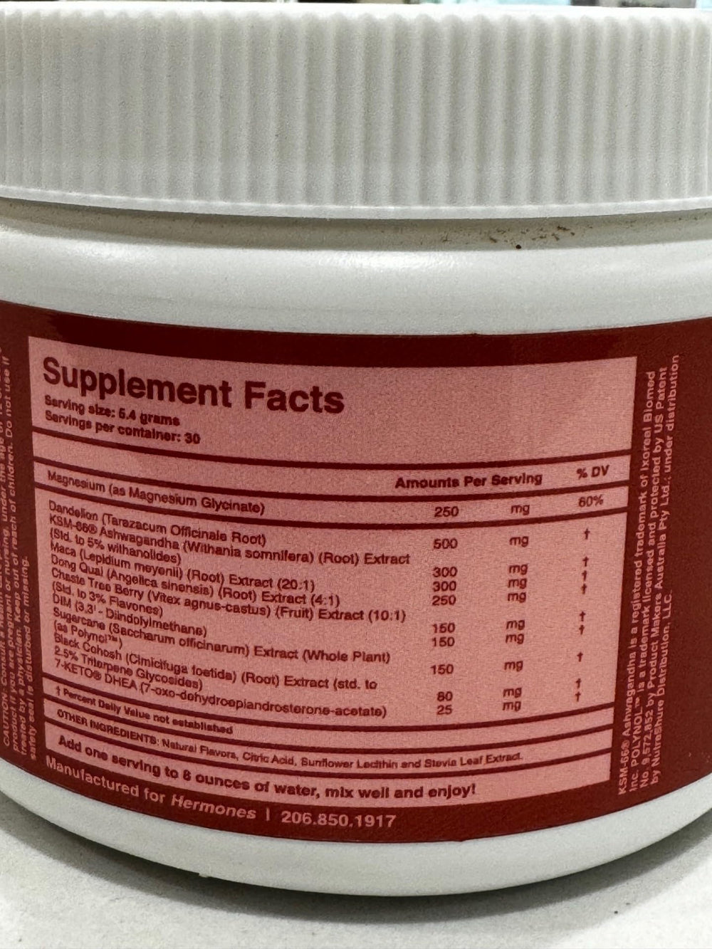Hermones Hormone Balance packaging box shown for quick confident shopping