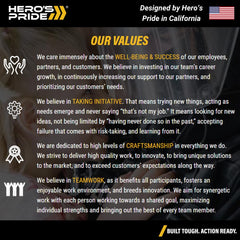 California-designed premium duty gear with proven durability.