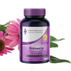 Herpanacine Diamond bottle for skin and immune support on the go.