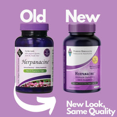 Herpanacine Diamond ingredient list shown on the product label.