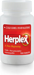 Herplex Premium Tablets bottle ready for convenient, on the go use