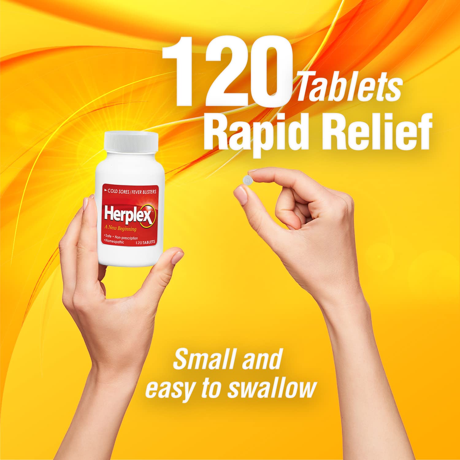Herplex Premium Tablets box front with clear branding