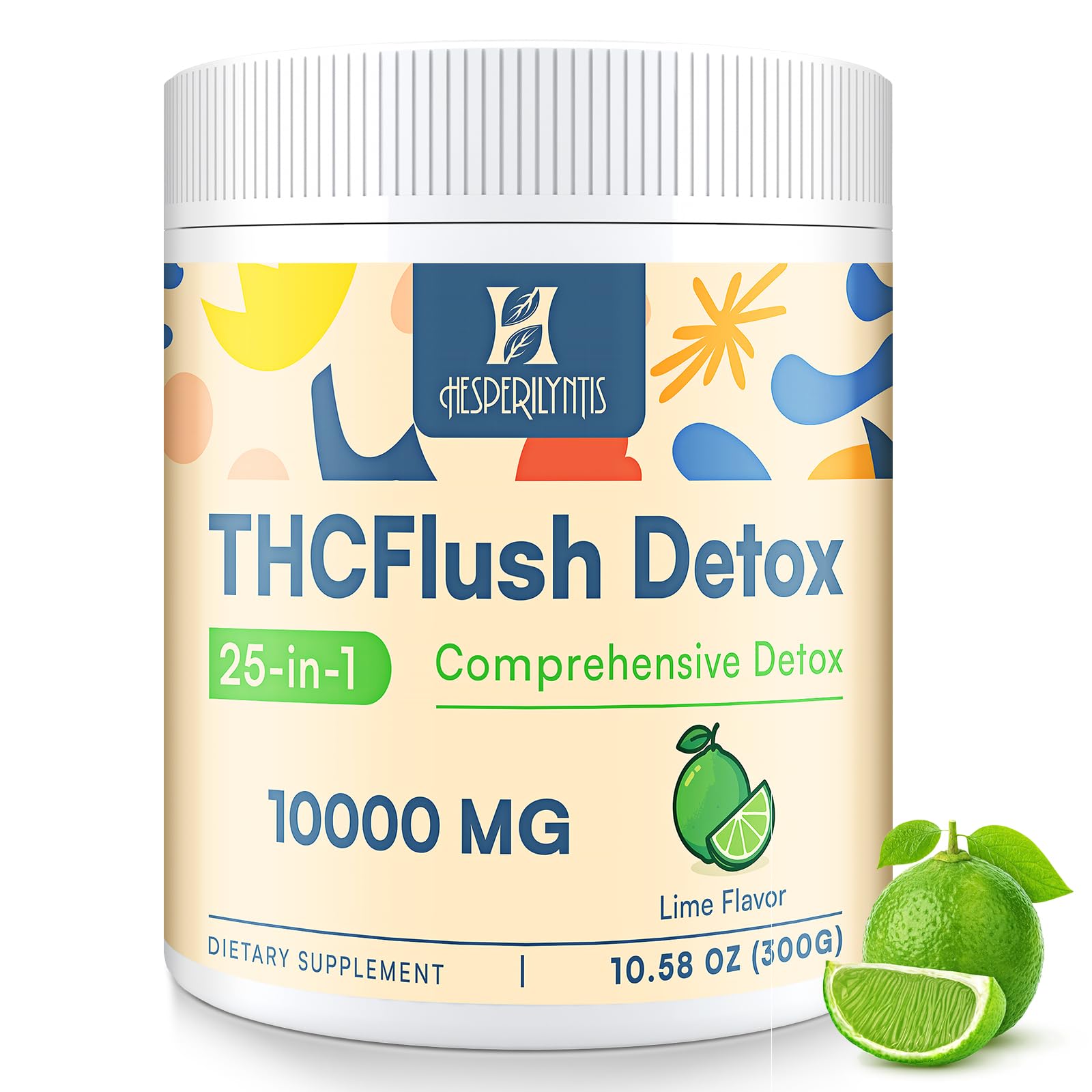Hesperilyntis Detox powder tub shot with lime flavor for daily wellness
