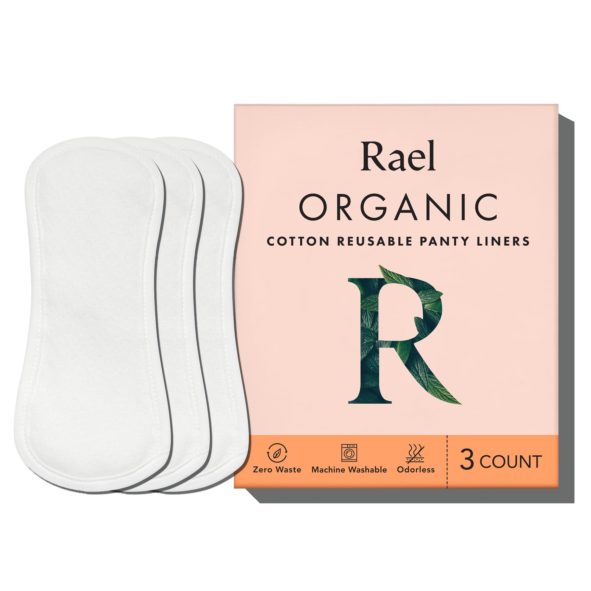 Hesta Rael reusable panty liner with organic cotton cover for breathable comfort