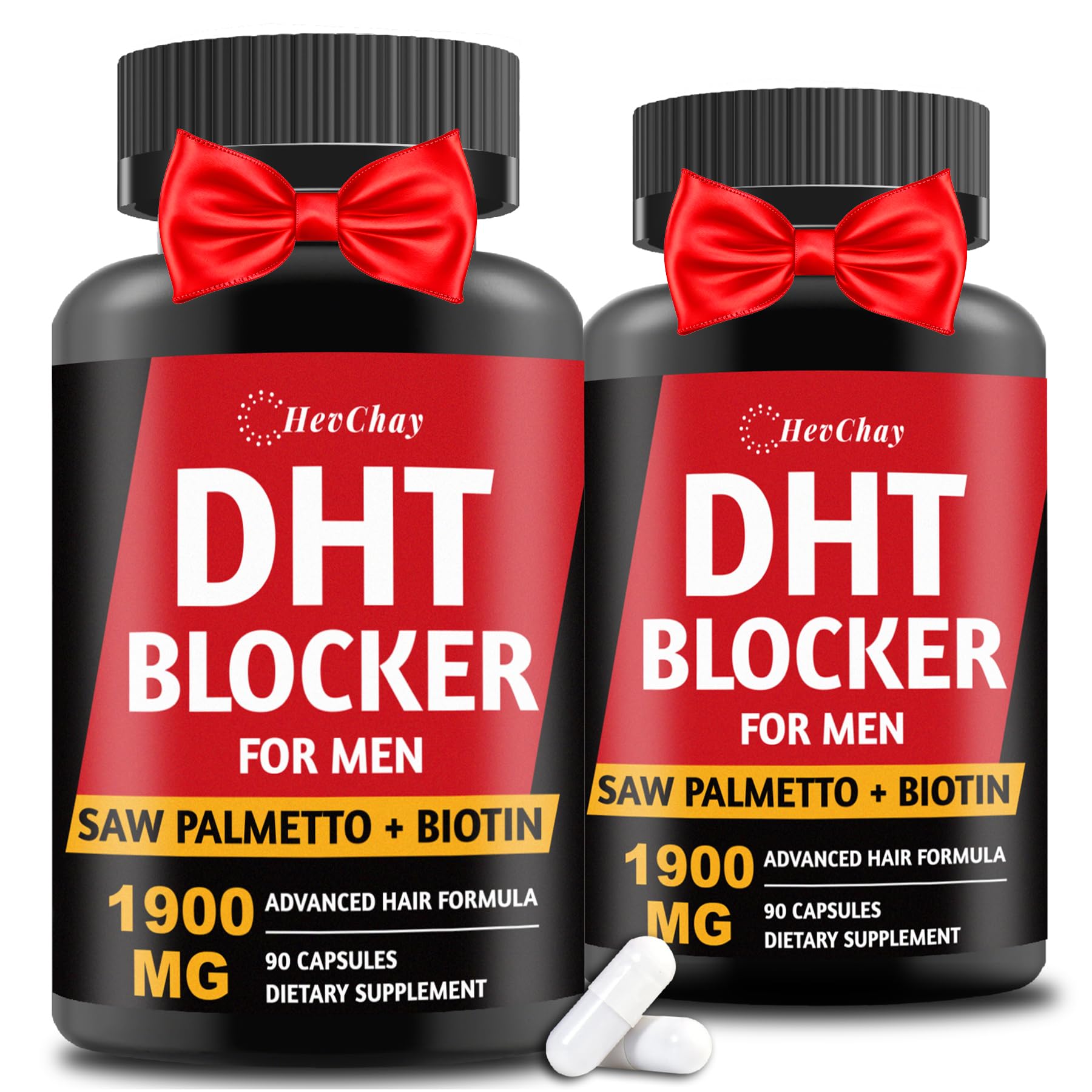 HevChay DHT Blocker bottle pour for easy daily supplementation