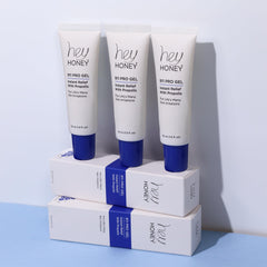 Hey Honey 911 Propolis Gel closeup texture detail on skin