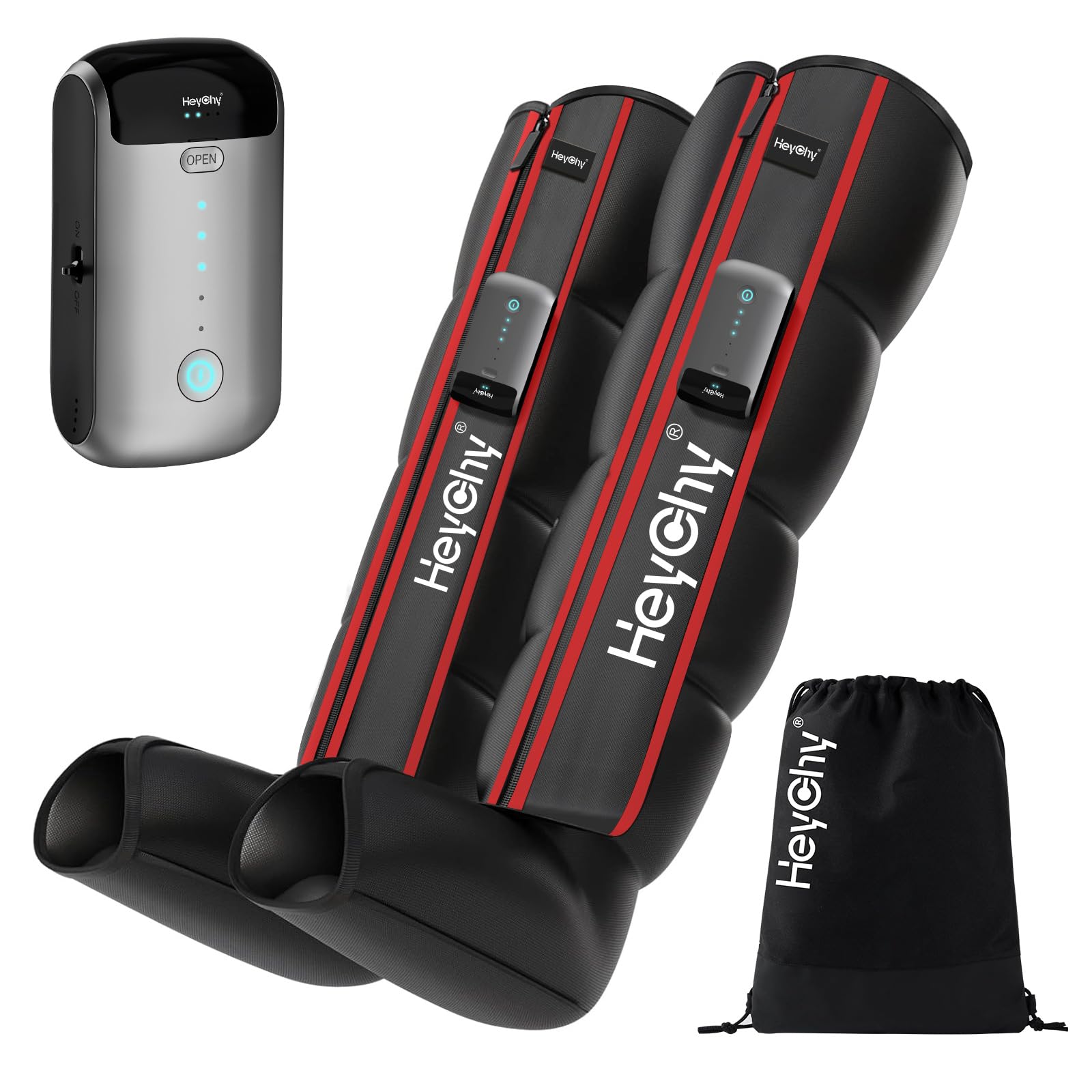 HEYCHY Air Compression Massager calf focus for improved circulation and relaxation