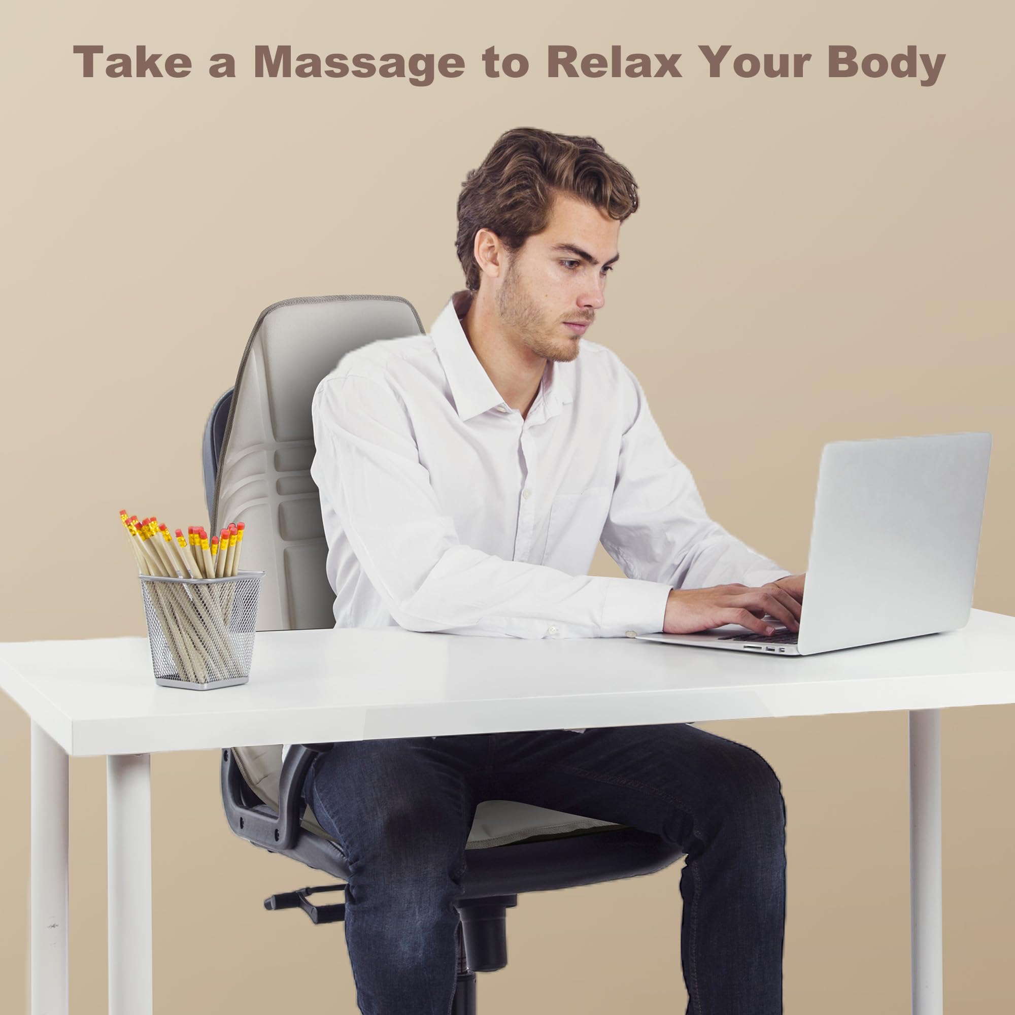 Heycool chair pad fits recliners, office chairs, and sofas.
