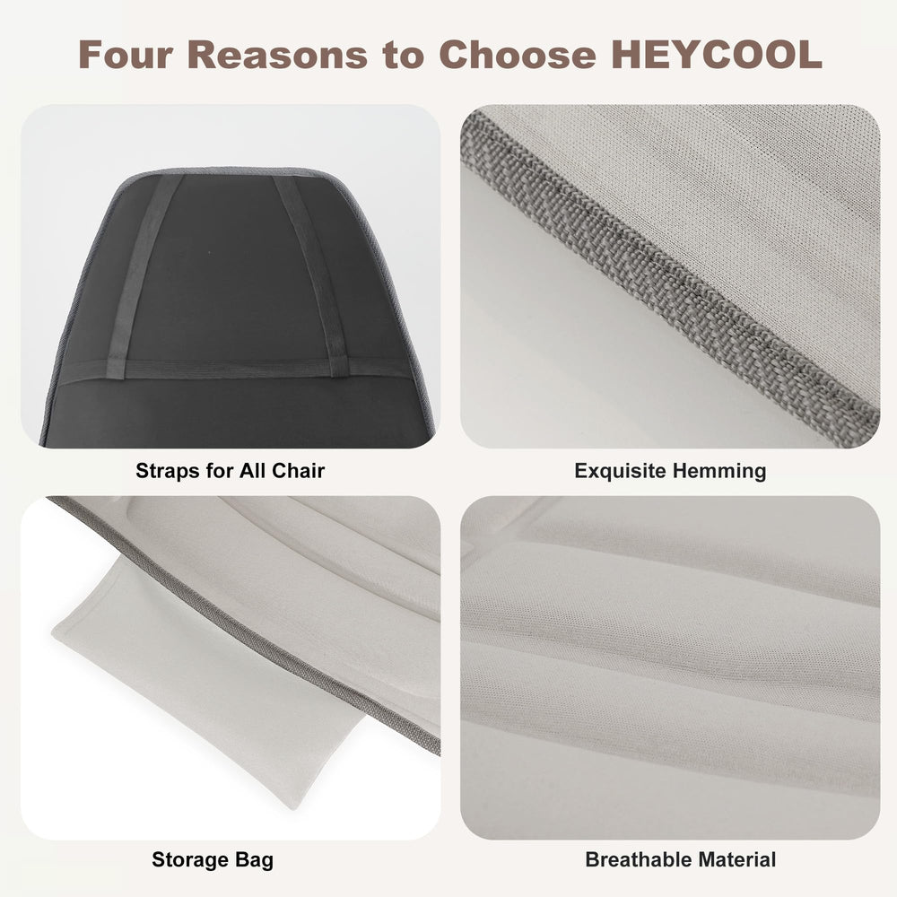 Heycool massage modes provide customizable relaxation options.