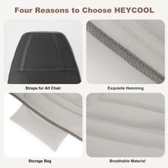 Heycool massage modes provide customizable relaxation options.