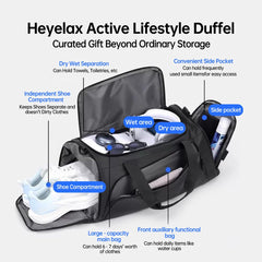 Heyelax travel-friendly use idea with compact design.
