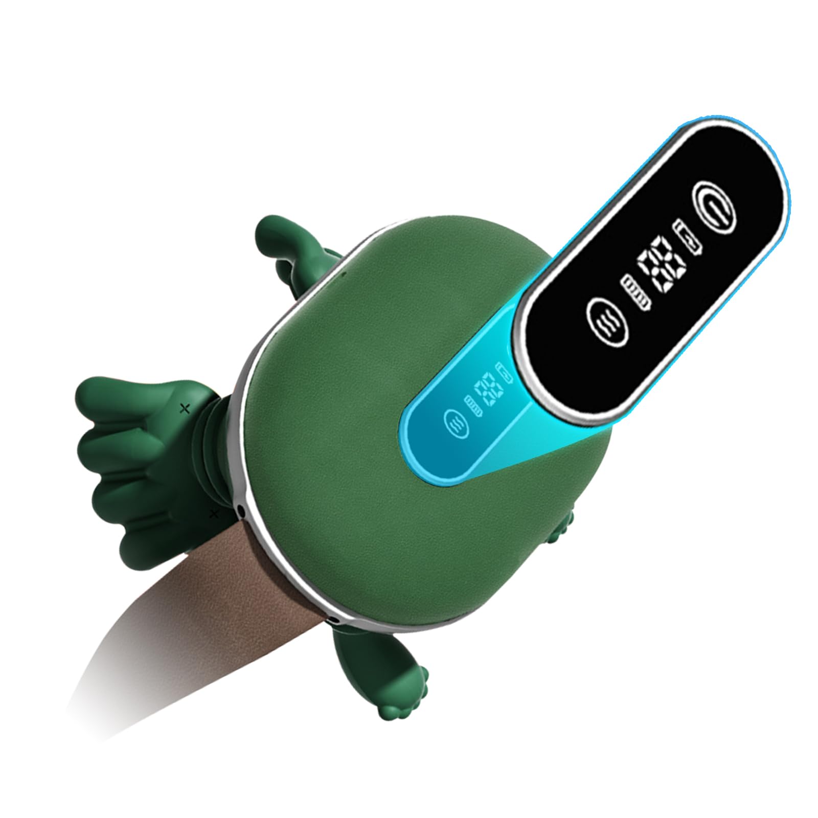HGUIEPGSQZG 4D neck massager with LED display offers targeted relief for neck tension.