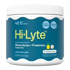 Hi-Lyte bottle front with Pineapple Coconut flavor for daily hydration.