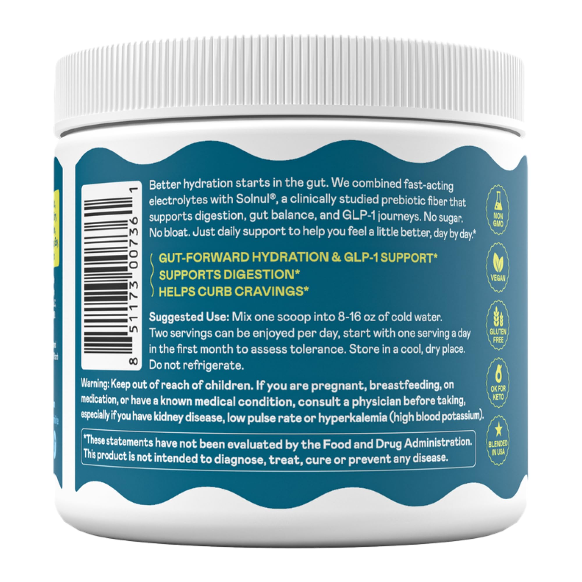 Hi-Lyte on gym setup for on-the-go cravings management and hydration.