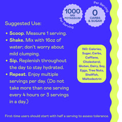 Hi-Lyte K1000 Raspberry Lemon mixed drink ready to sip after a workout.