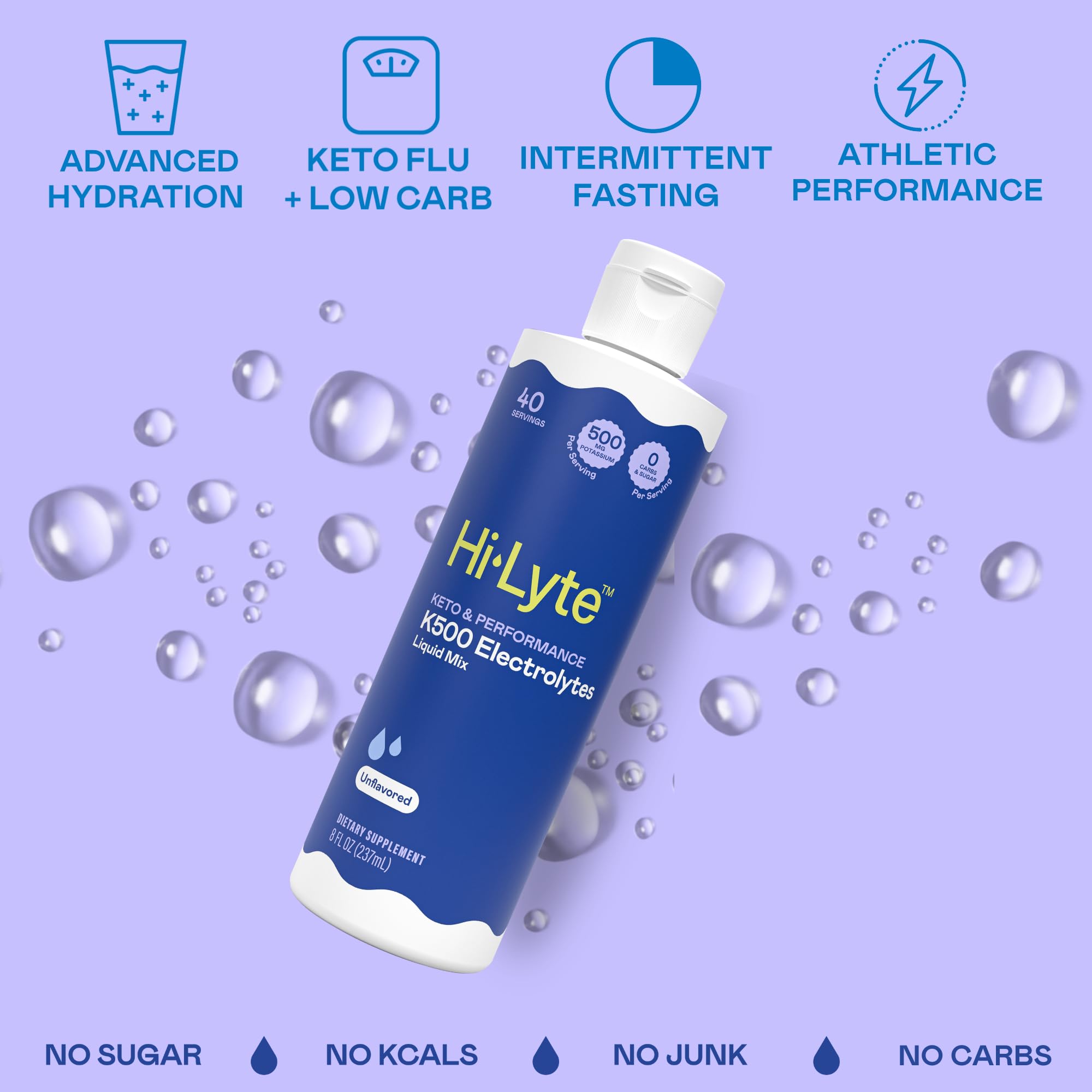 Hi-Lyte K500 travel bottle ready for on-the-go hydration.