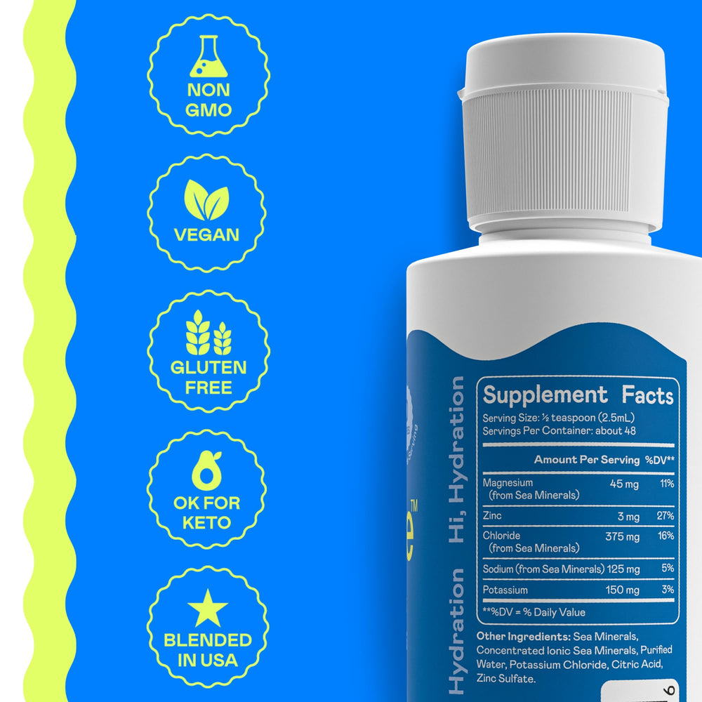 Hi-Lyte water mix turns water into electrolyte drink.