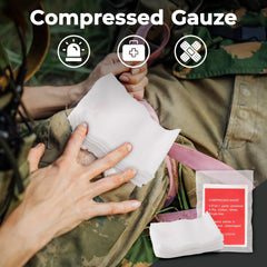 HidroPony IFAK elastic bandage supports rapid compression and immobilization.