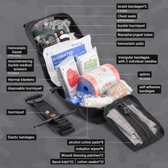 HidroPony IFAK Israeli bandage pack shown for compact trauma support