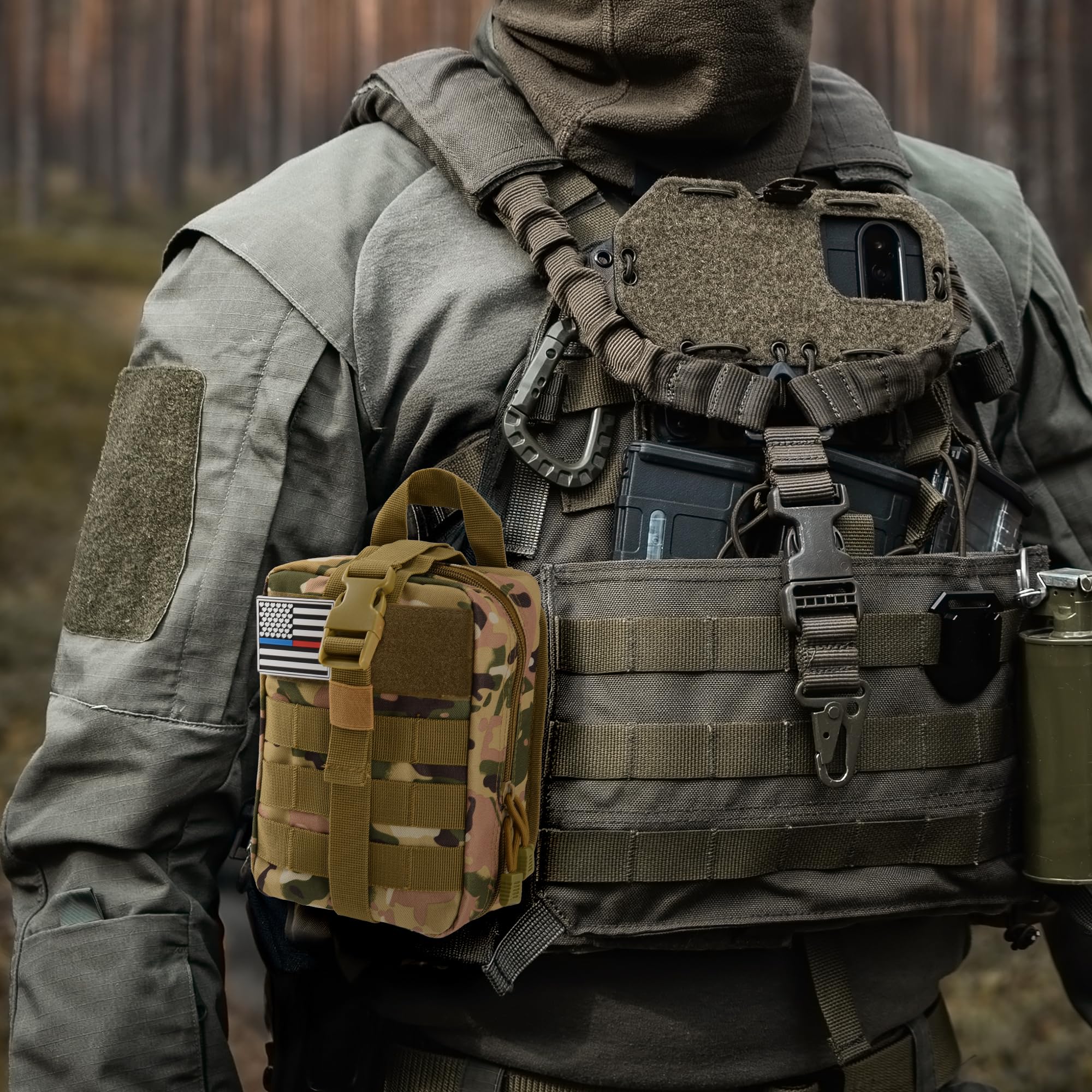 HidroPony IFAK quick-release panel enables fast access to gear.