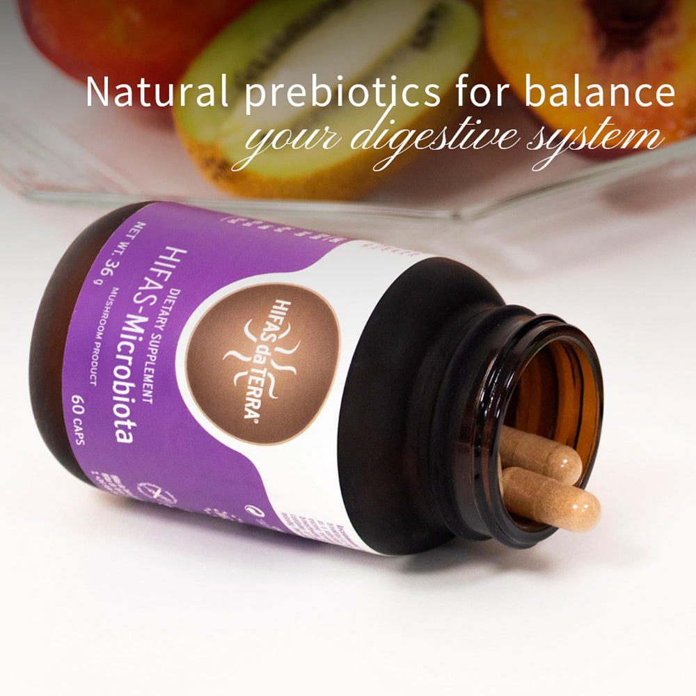 Hifas da Terra HIFAS-MICROBIOTA Reishi close-up suggesting calm and immune-friendly benefits