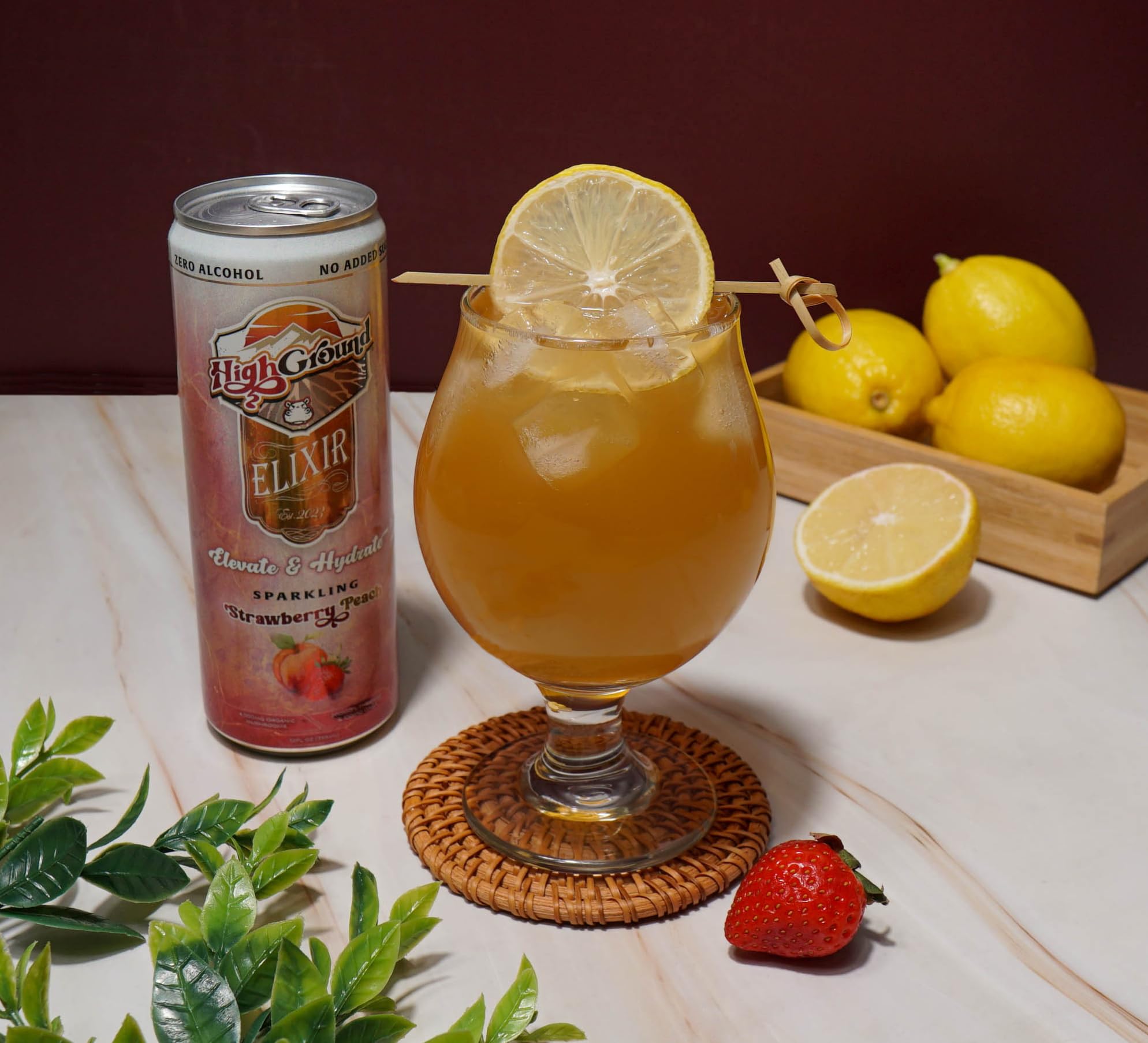 High Ground Elixir athlete setup—rehydration after workout
